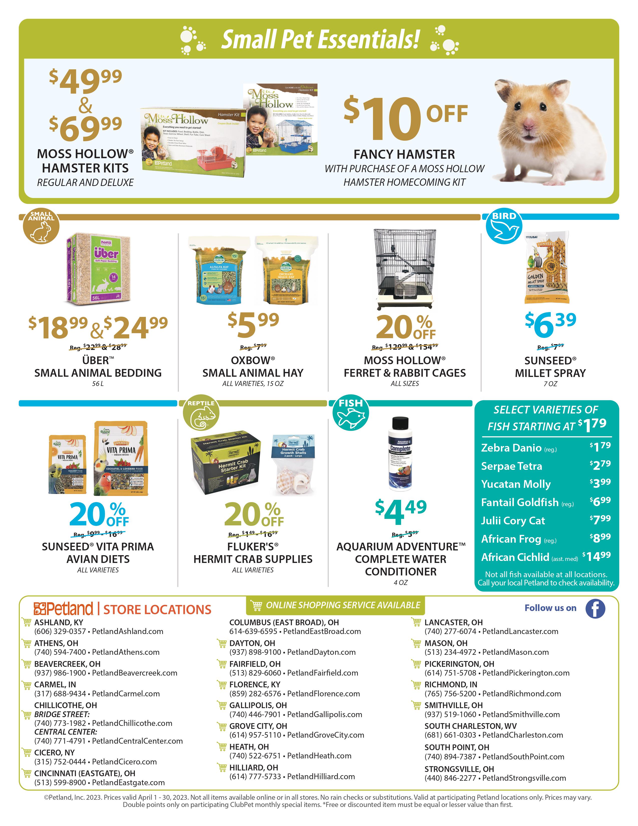 Special Savings on Pets, Supplies & Food Petland Dayton, Ohio